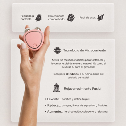 Dispositivo de Rejuvenecimiento Facial Rosa